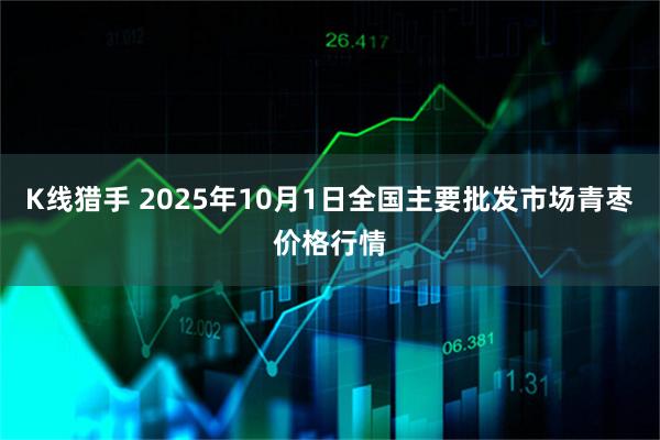 K线猎手 2025年10月1日全国主要批发市场青枣价格行情
