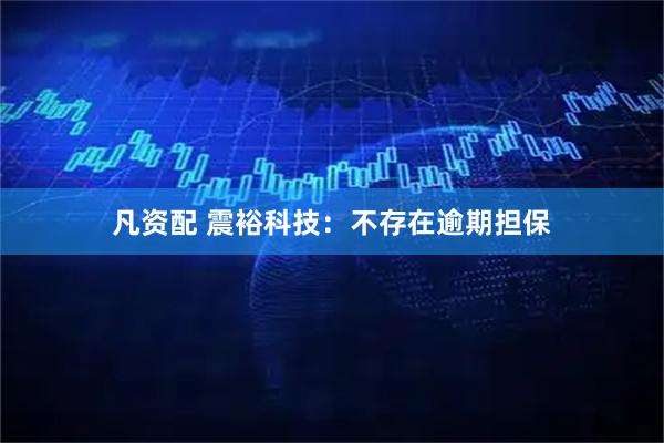 凡资配 震裕科技：不存在逾期担保